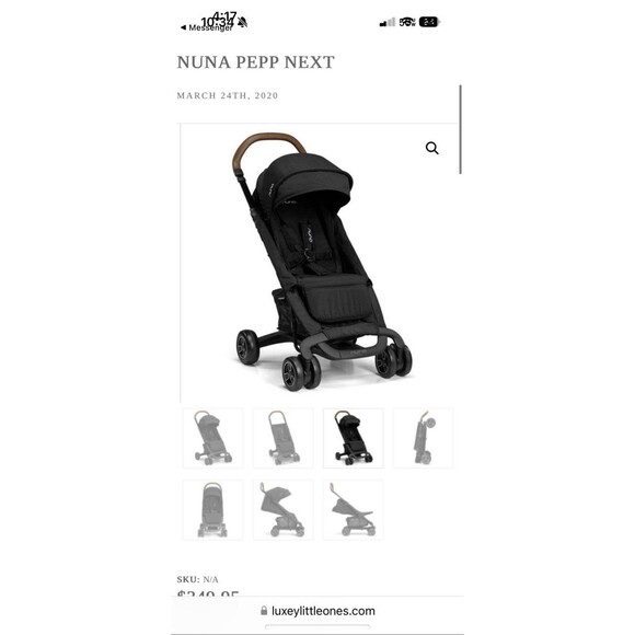 Nuna pepp next stroller - Picture 1 of 9